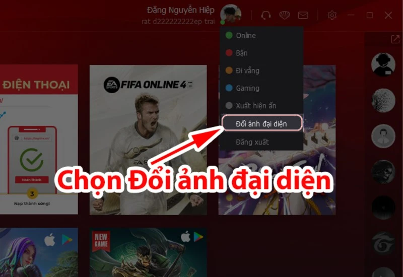 Cách đổi avatar Liên Quân Mobile cực nhanh, đơn giản, chi tiết