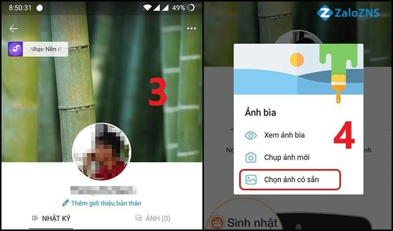 Cách ẩn ảnh đại diện trên Zalo chỉ mình tôi, không ai biết