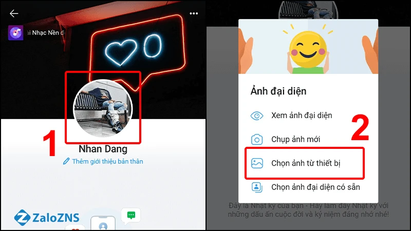 Cách ẩn ảnh đại diện trên Zalo chỉ mình tôi, không ai biết