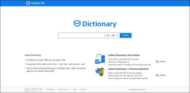 TOP 12 từ điển Anh Việt online miễn phí, tốt nhất, chuẩn nhất