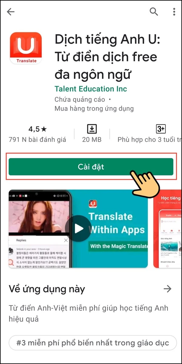 Cách dịch tiếng Anh khi chơi game ngay trên màn hình điện thoại