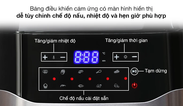 Nồi chiên không dầu AVA KDF-593D 7.5 lít