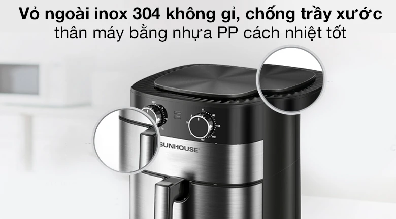 Nồi chiên không dầu Sunhouse SHD4026 6 lít