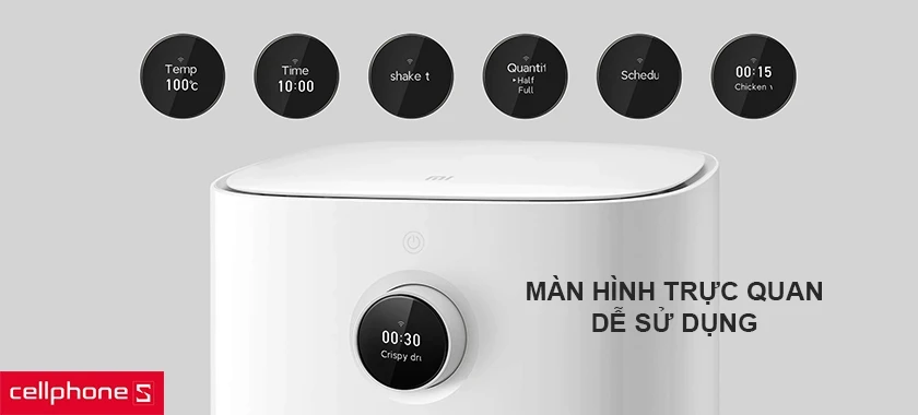 Hướng dẫn sử dụng nồi chiên không dầu Xiaomi hiệu quả