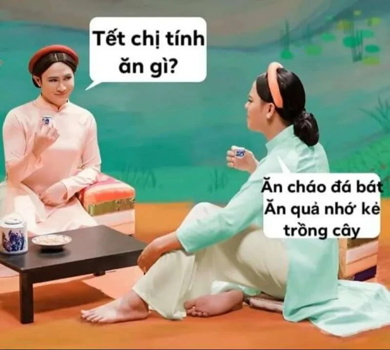 30+ Mẫu Meme Tết 2024 Cực Vui Nhộn, Độc Đáo & Không Đụng Hàng