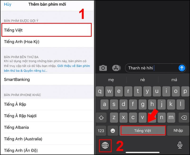 Bật mí cách gõ bàn phím có dấu trên điện thoại iPhone, Android