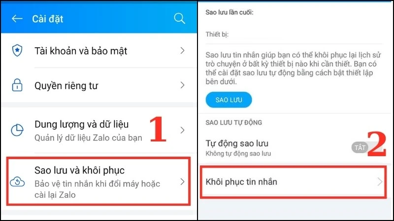 [Video] Cách khôi phục tin nhắn đã xóa trên Zalo bằng điện thoại - Thegioididong.com