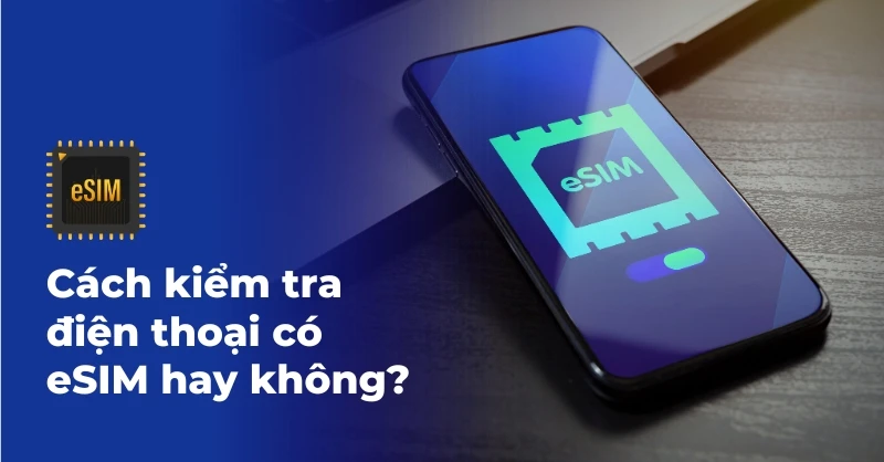 Hướng dẫn cách kiểm tra điện thoại có eSIM hay không siêu đơn giản