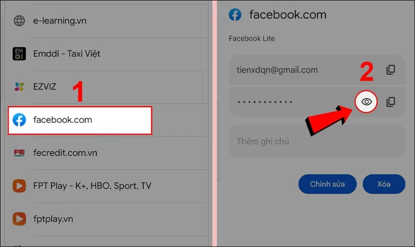 Cách xem mật khẩu Facebook đơn giản, nhanh nhất 2025