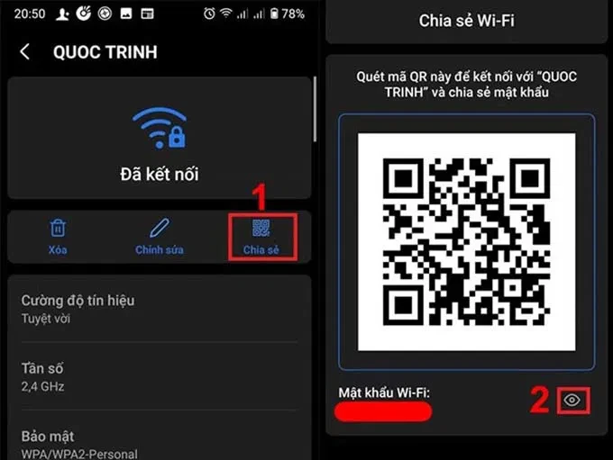 Xem mật khẩu wifi trên điện thoại iPhone và Android siêu dễ chỉ với một cú chạm