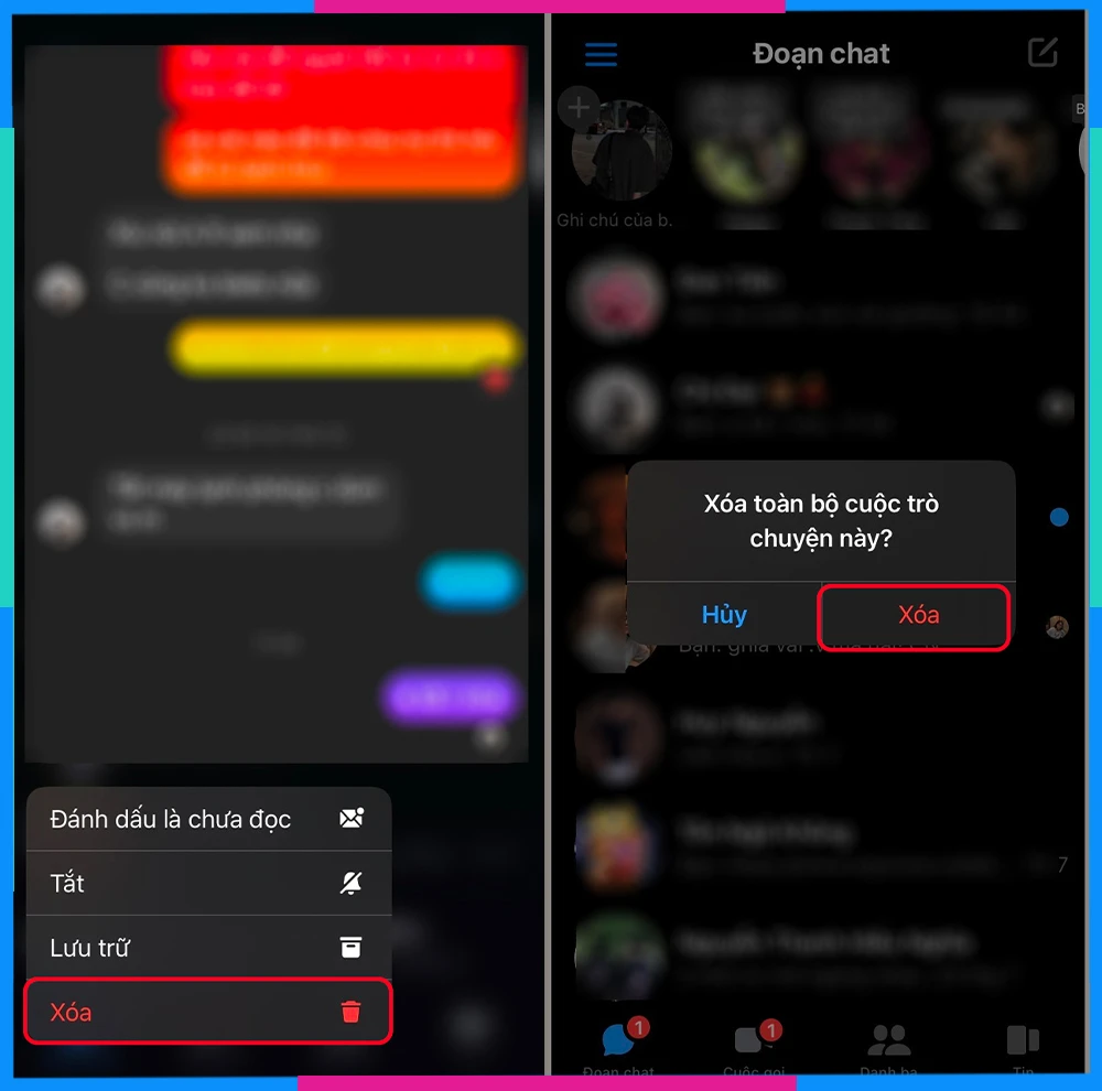 Tất tần tật về cách xóa nhiều tin nhắn trên Messenger bạn nên biết